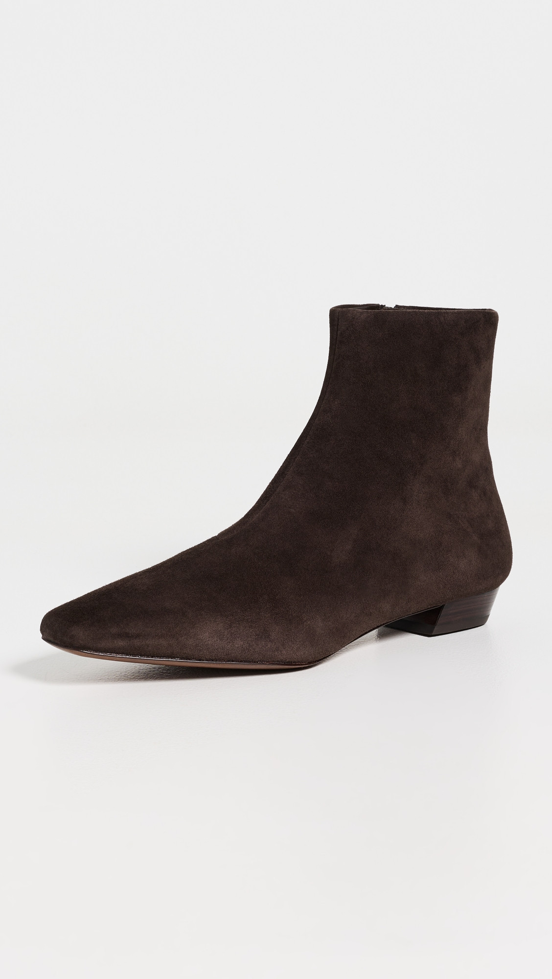 Loeffler Randall Siya Suede Flat Ankle Boots Tmoro 10 | Shopbop