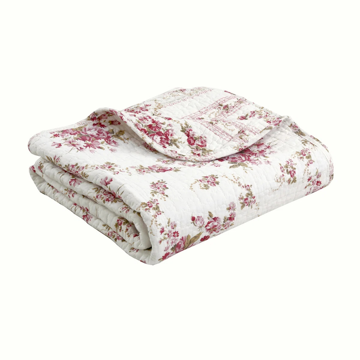 Juliette Floral Cotton Throw | Wayfair North America