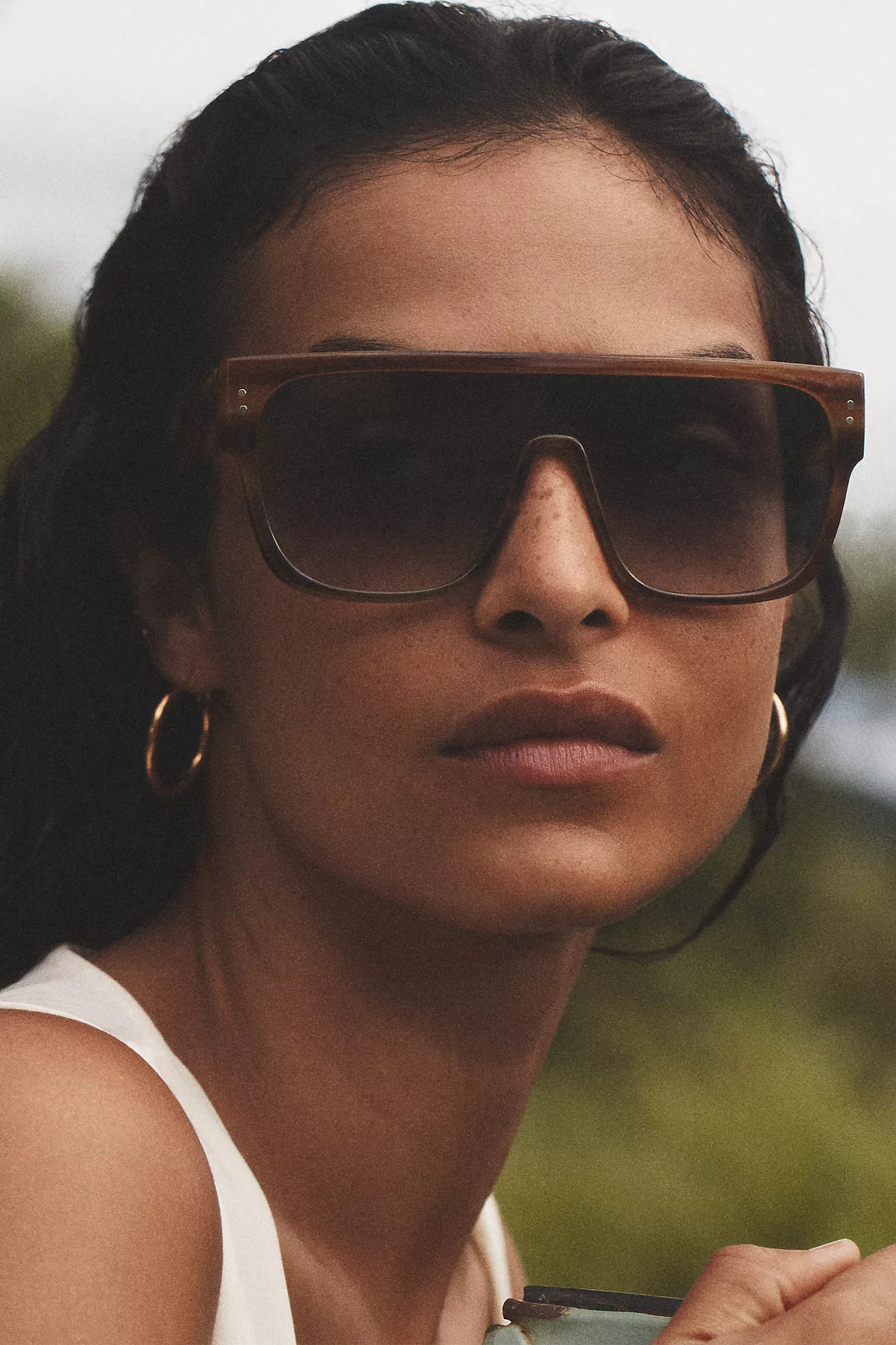 Eyeking Classic Large Flat Top Sunglasses | Anthropologie (US)