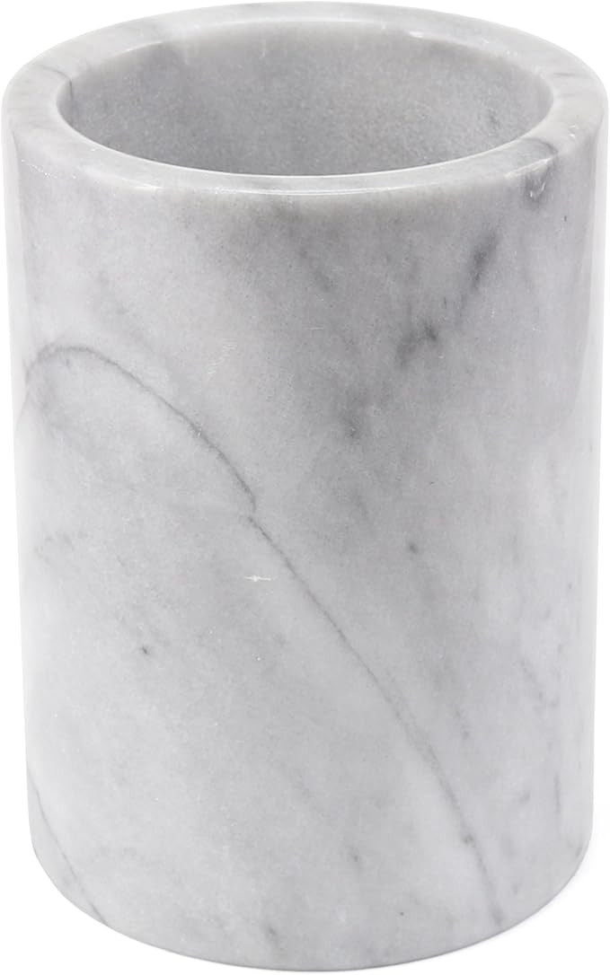 🏛 Large Heavy-Duty Natural Marble Utensil Holder – 7” Tall, Solid & Stable, Multi-Purpose ... | Amazon (US)