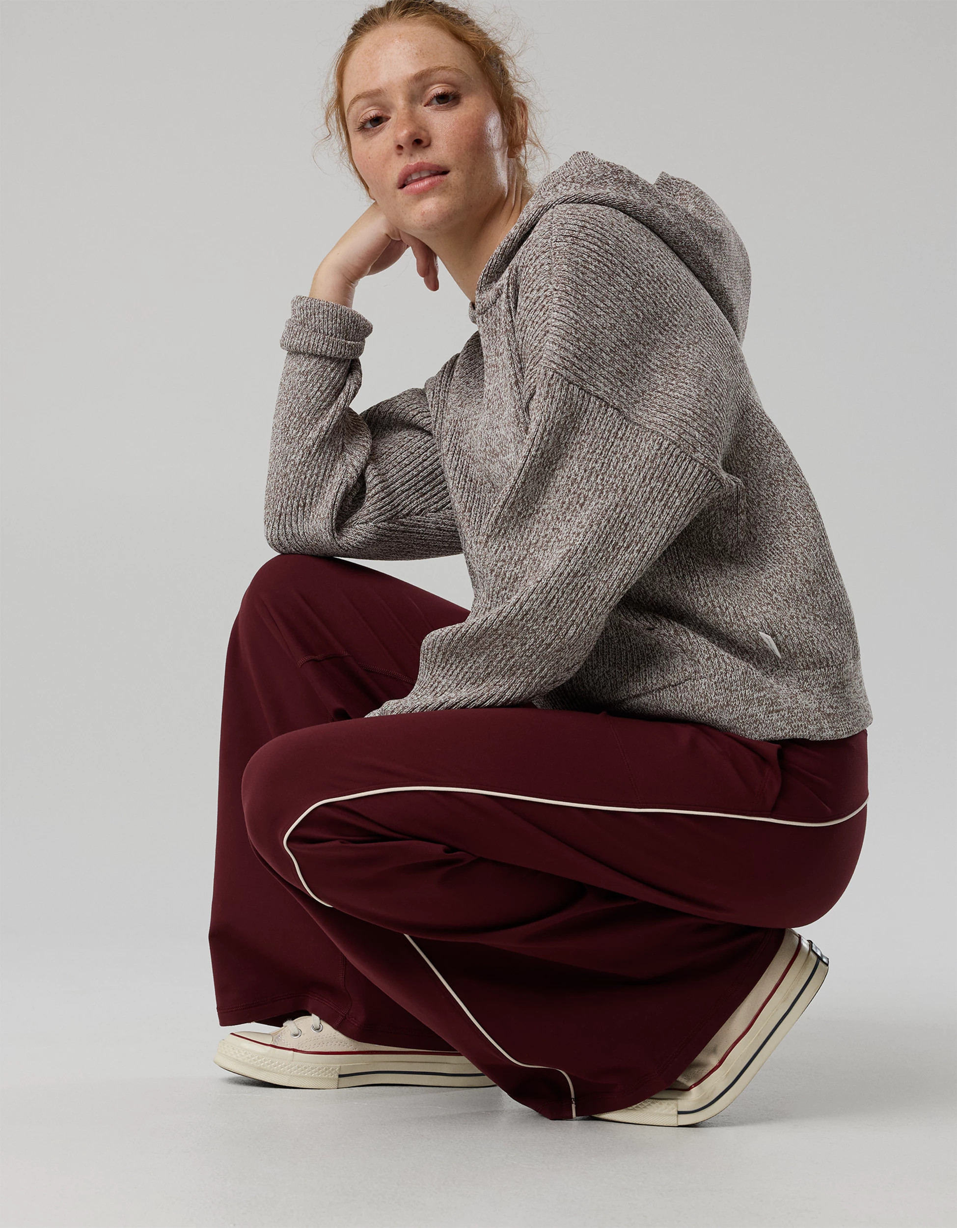 OFFLINE By Aerie The Hugger Piping Wide Leg Pant | Aerie