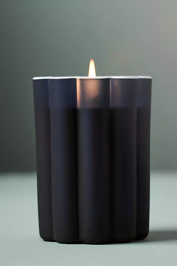Scalloped Floral Neroli Grove Glass Candle | Anthropologie (US)
