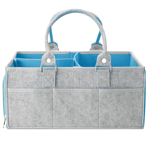 Mr. Pen- Baby Diaper Caddy Organizer, Blue Inside, Diaper Organizer, Car Diaper Caddy, Baby Caddy Organizer, Portable Diaper Caddy, Diaper Organizer for Changing Table, Baby Organizer for Nursery | Amazon (US)