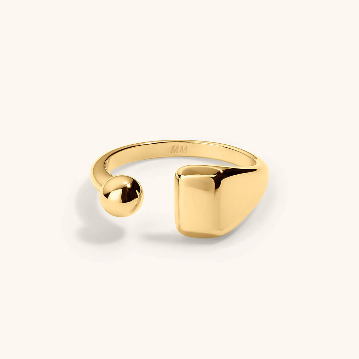 Floating Sphere Signet Ring | Maison Miru