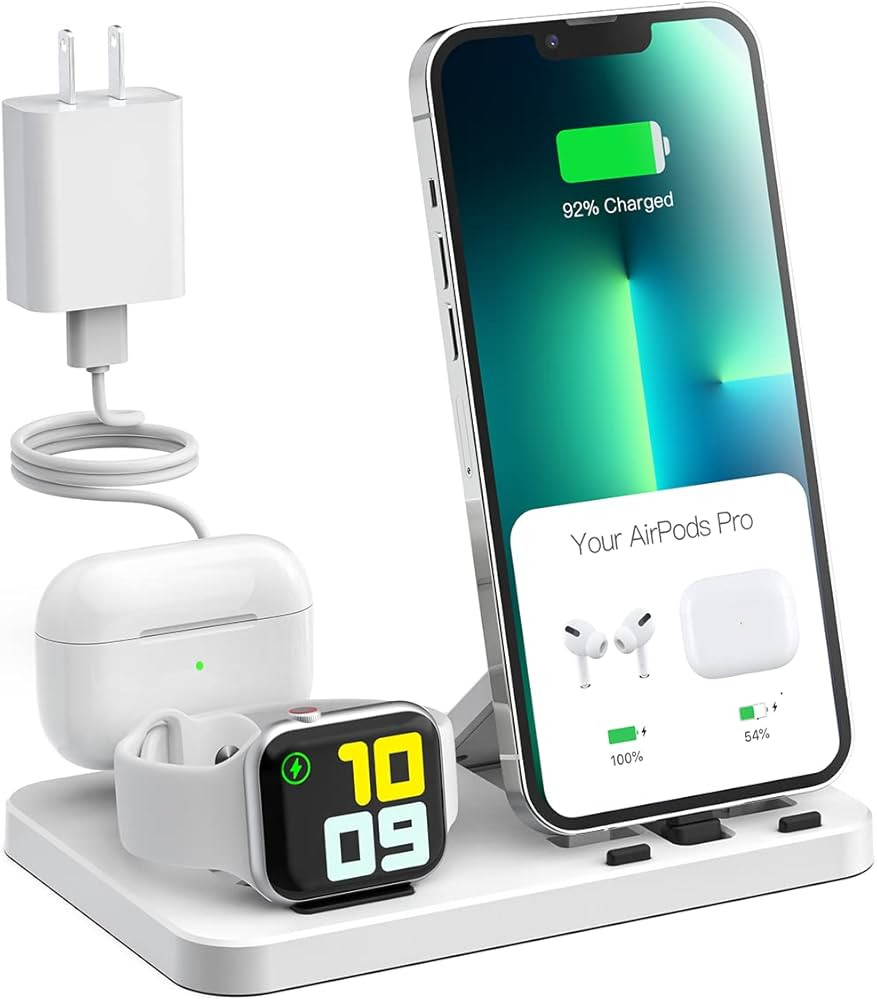 MODOCH 3 in 1 Charging Station for Apple Multiple Devices, Foldable and Portable Travel Charging ... | Amazon (US)