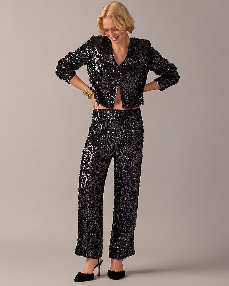 Collection Ingrid sequin pant | J. Crew US