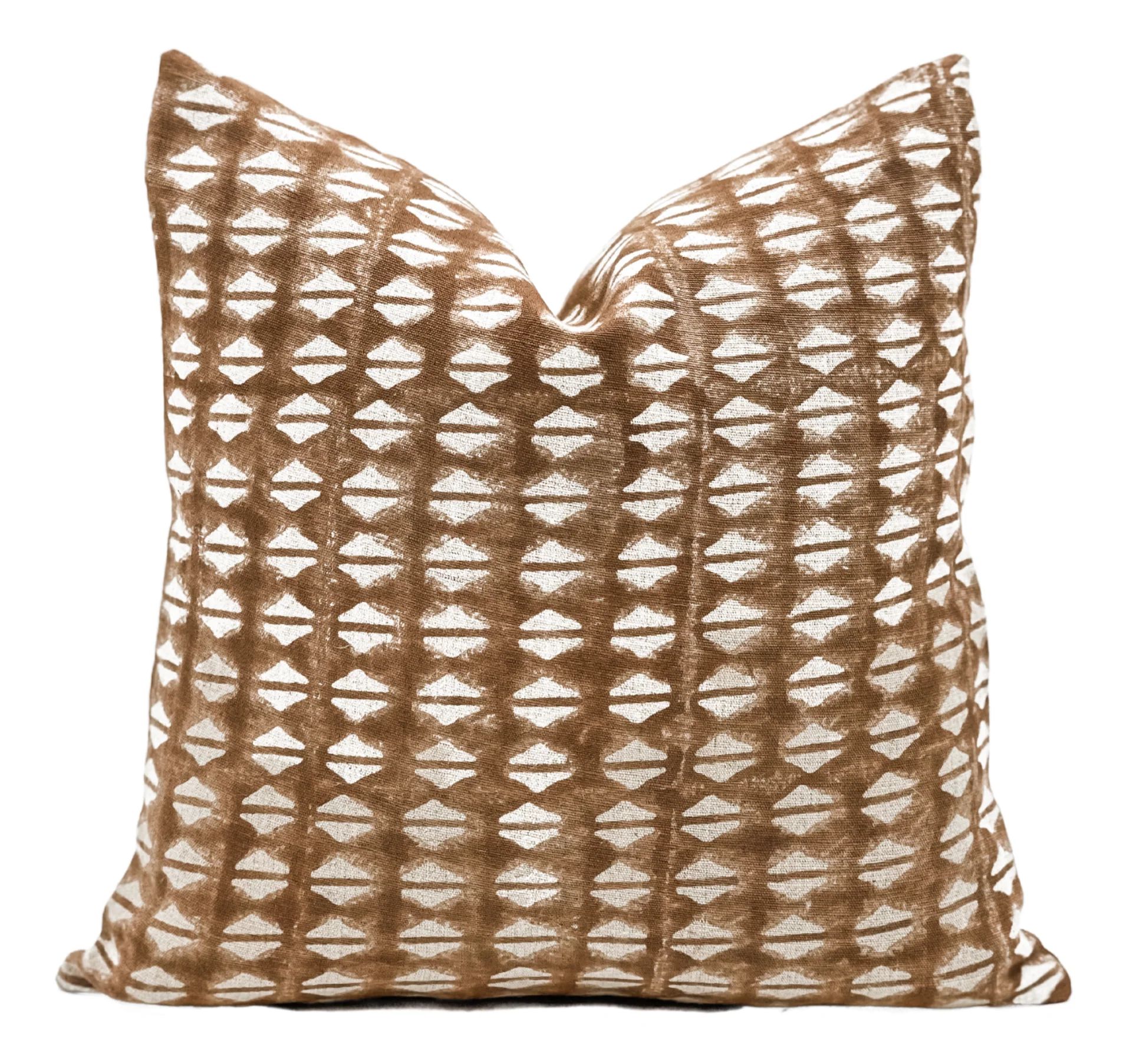IRA IN TAN BEIGE PILLOW COVER | Krinto