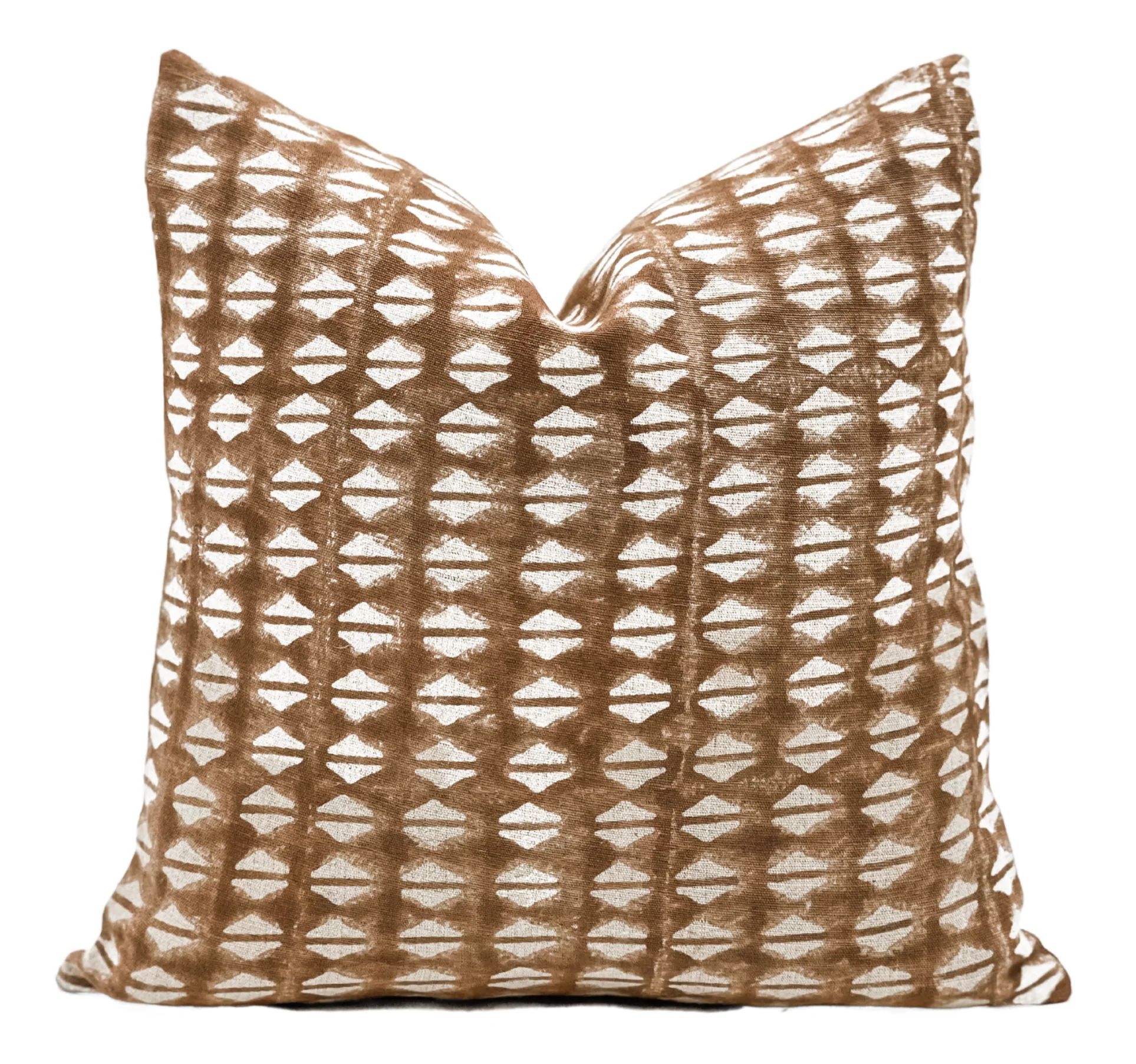 IRA IN TAN BEIGE PILLOW COVER | Krinto