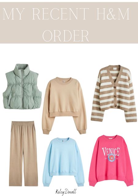 What I ordered from H&M. They’re currently having a buy more save more sale.

#LTKstyletip #LTKFind #LTKsalealert