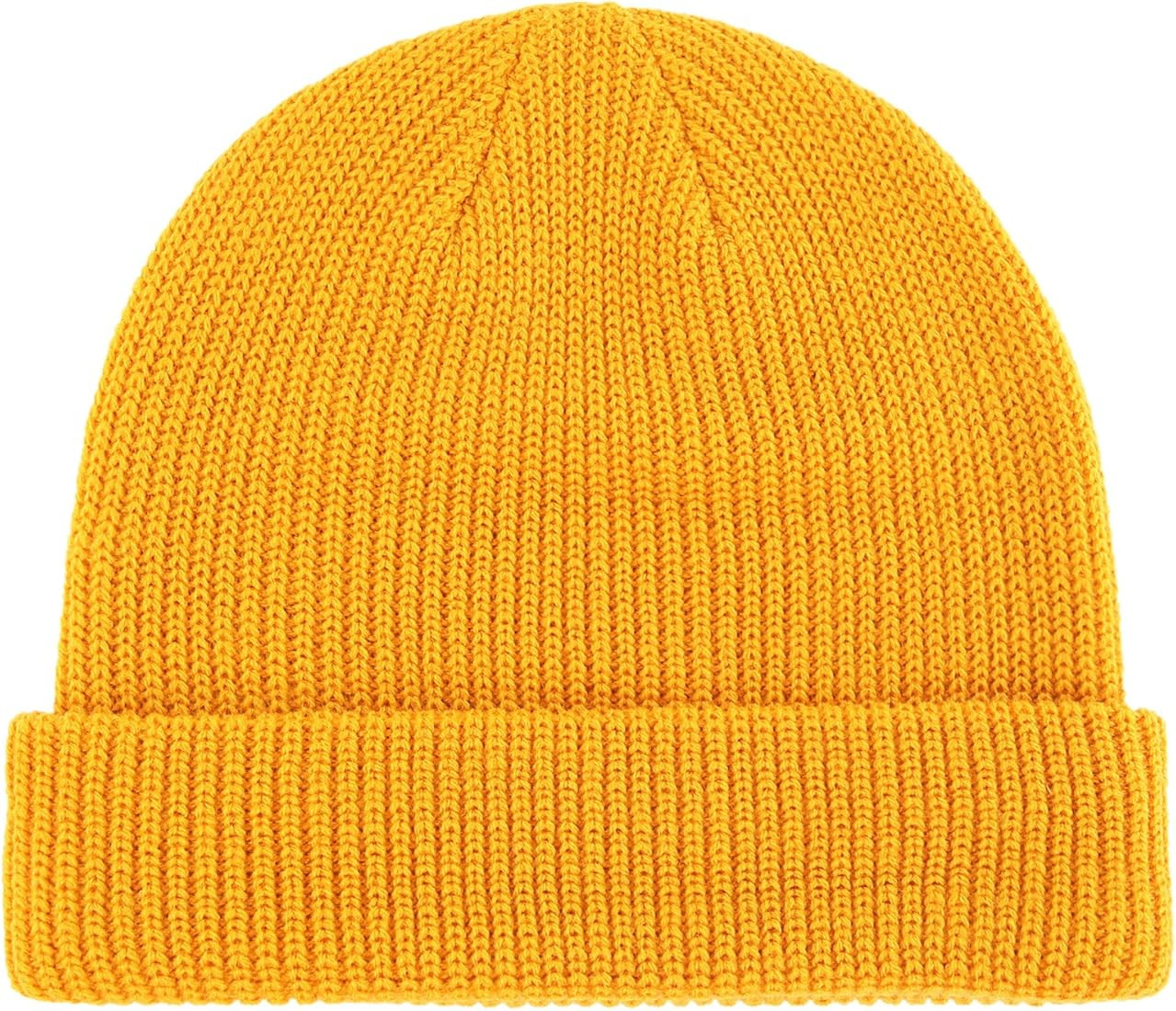 Connectyle Classic Men's Warm Winter Hats Acrylic Knit Cuff Beanie Cap Daily Beanie Hat | Amazon (US)