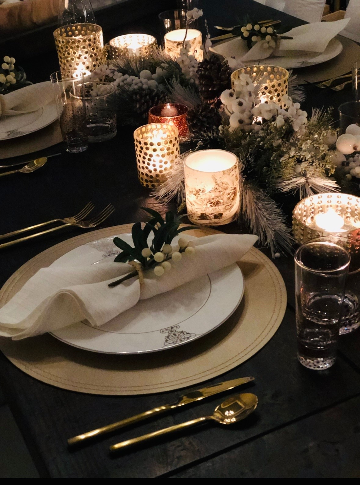 Setting a table for comfort and family can be full of warmth with just a few additional items. Neutrals and greenery are always a favorite of mine! 

#LTKHoliday #LTKHome #LTKSeasonal