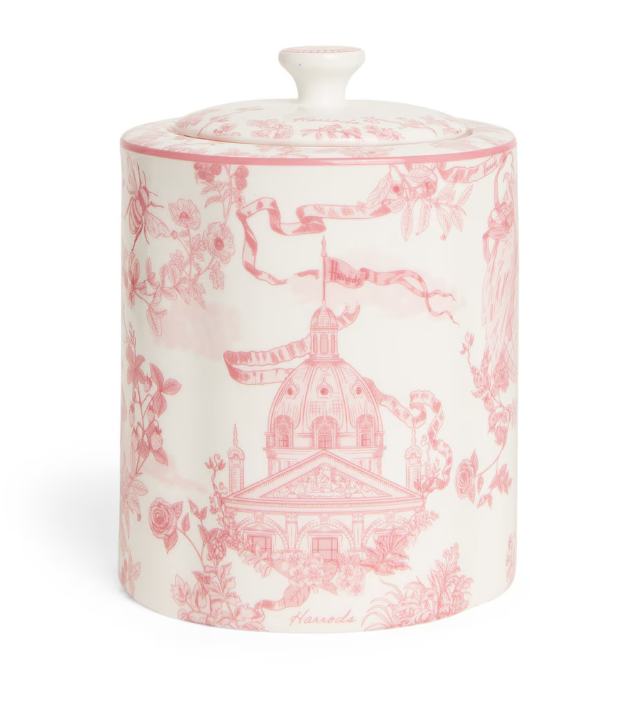 Bone China Toile Tea Caddy | Harrods