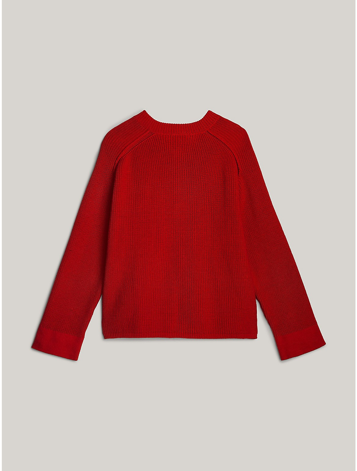 Tommy Hilfiger Women's Relaxed Fit Half-Zip Sweater - Red - M | Tommy Hilfiger (US)