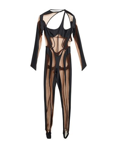 Mugler Woman Jumpsuit Black Size 8 Polyamide, Elastane | YOOX (US)
