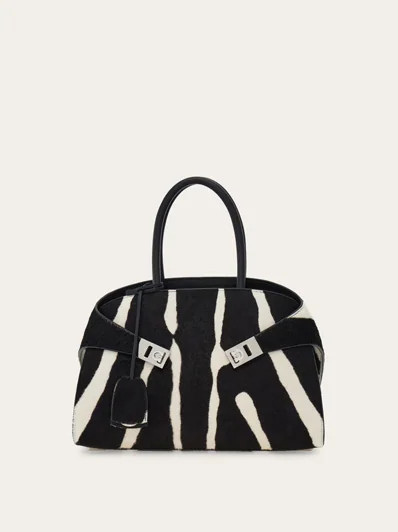 Hug handbag bicolor (M) | Ferragamo