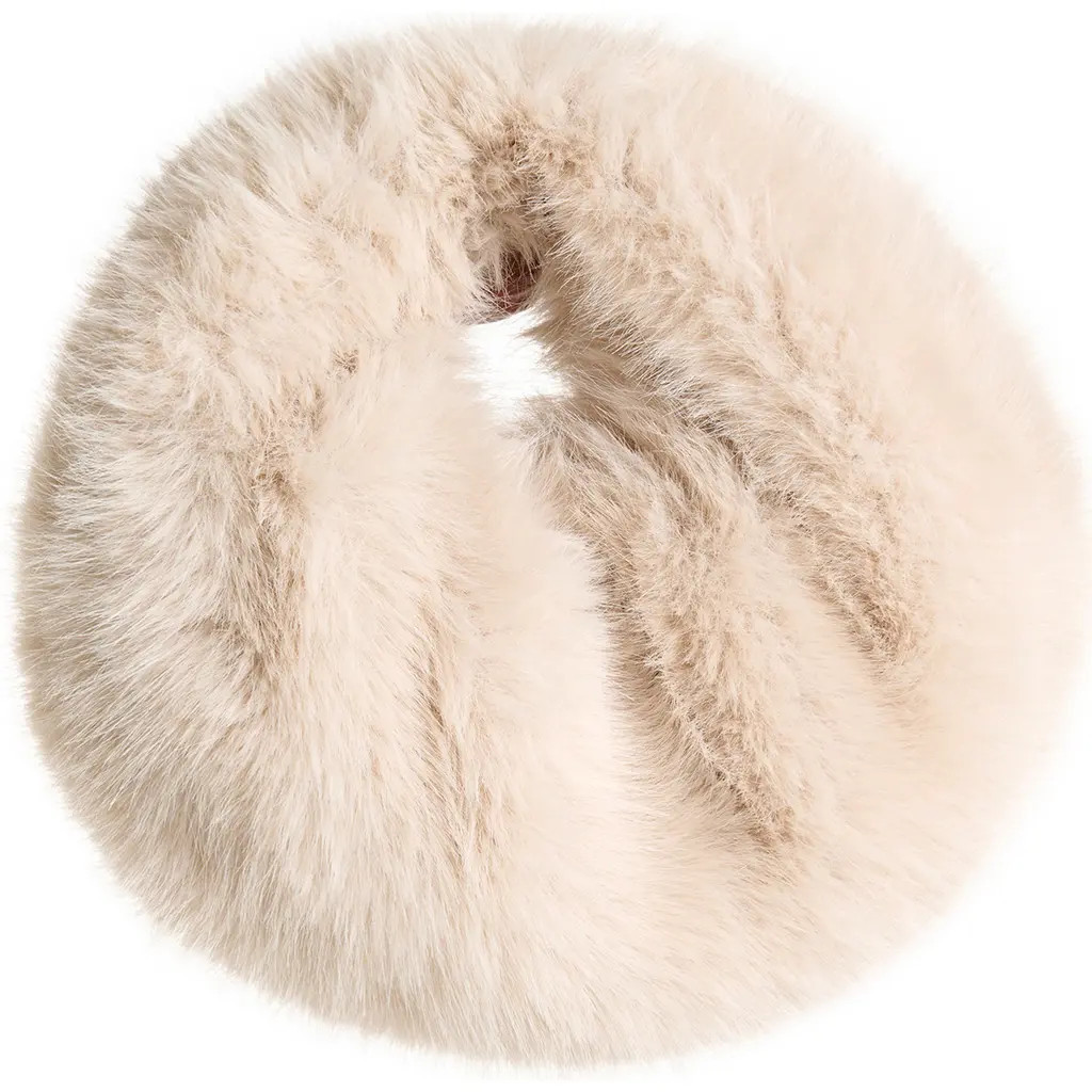 Naked Wardrobe Mini Faux Fur Bag in Cream at Nordstrom | Nordstrom