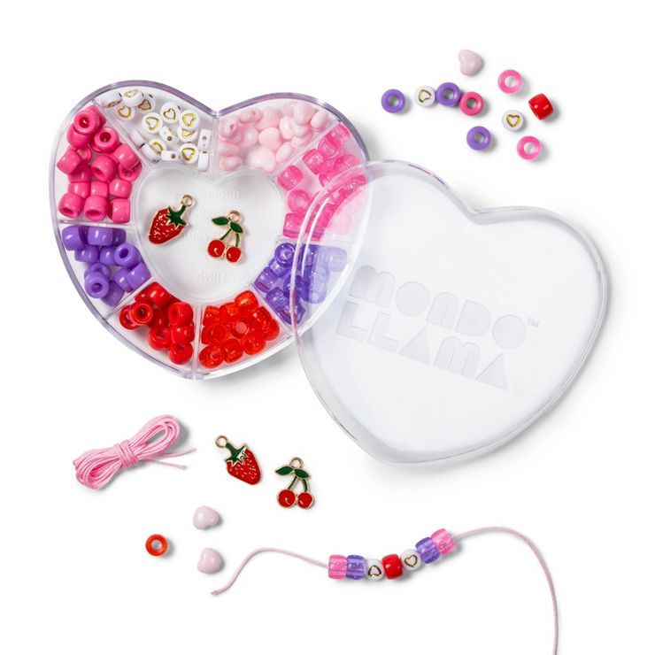 Valentine's Day Create-Your-Own Friendship Beads Craft Kit - Mondo Llama™ | Target