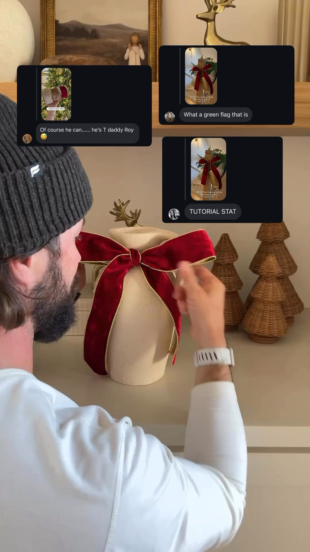 Beautiful velvet ribbon 
Amazon finds 
DIY holiday decor 

#LTKSeasonal #LTKWatchNow #LTKHoliday