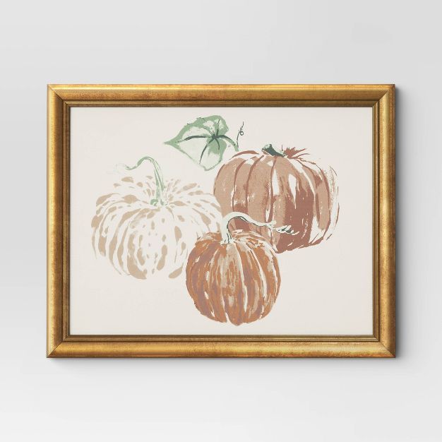 14" x 11" Pumpkin Spice Framed Canvas Board - Threshold™ | Target