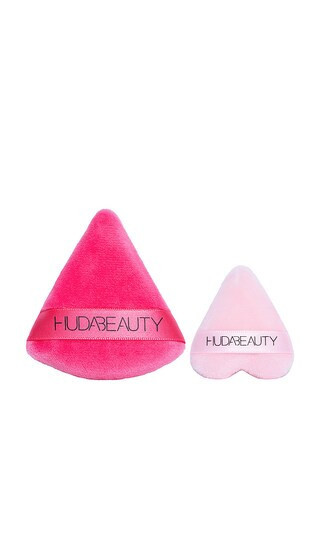 Huda Beauty Mini And Medium Powder Puff Set 2 Pack in Pink. | Revolve Clothing (Global)