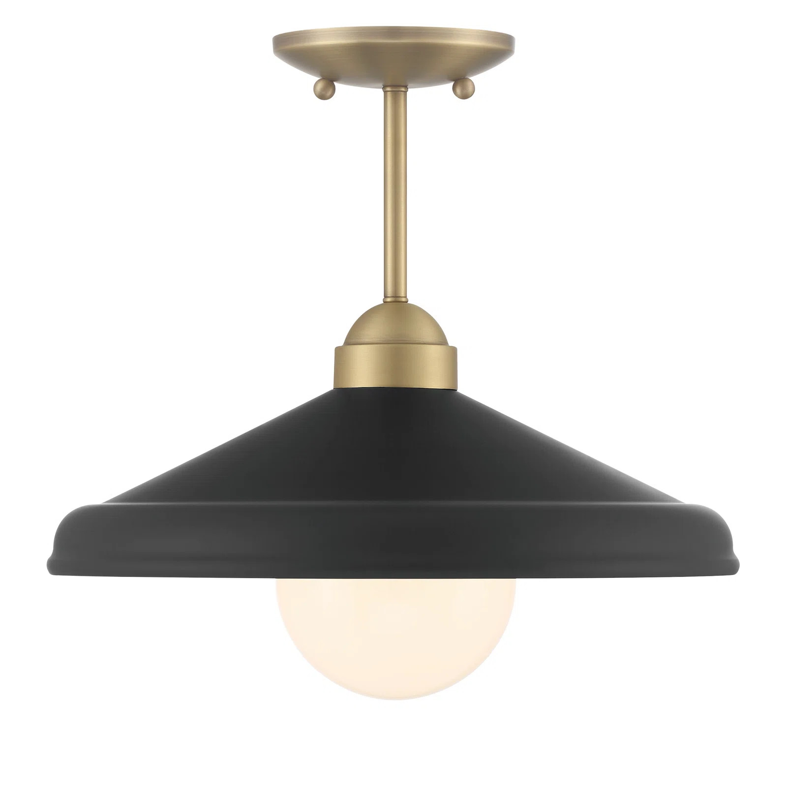 Delilah Single Light Metal Semi Flush Mount | Birch Lane