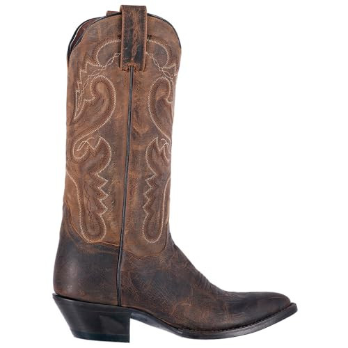 Dan Post Womens Marla Round Toe Pull On Casual Boots Mid Calf Low Heel 1-2" - Brown - Size 7.5 M | Amazon (US)