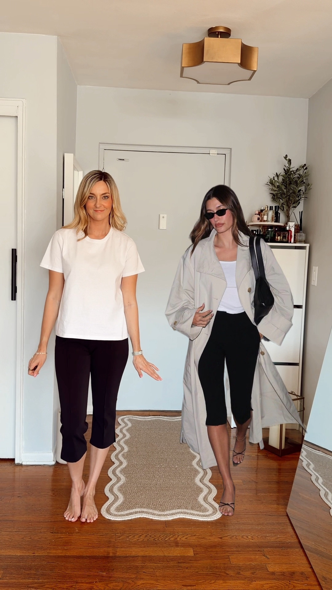 Just realized capri season is here and I couldn’t say no to recreate this Hailey Bieber outfit ♥️

Wearing size S in the capri pants.

My coat is old, linked similar ones!

capri pants outfit • hailey bieber style • spring 2026 outfits • spring fashion 2026 • outfit inspo • 
how to style capri pants

#LTKWorkwear #LTKSaleAlert #LTKmorningroutine