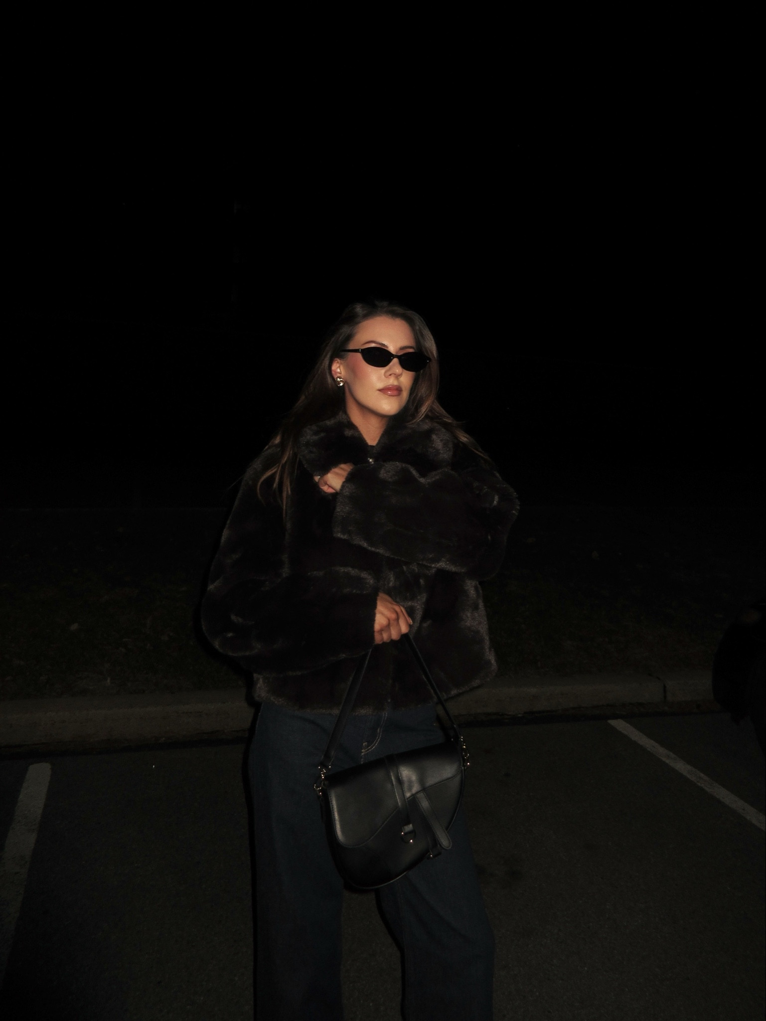 Winter blouse, holiday tops, holiday outfit, even top, button down puff sleeve top, chic top, chic holiday top, chic button down, short sleeve blouse, short sleeve button down top, crop fur jacket, faux fur jacket, warm winter jackets, affordable winter jackets, brown fur coat, dark brown fur jacket, dark brown fur jacket, high waisted denim, dark wash denim, dark denim, dark
Blue jeans, long length jeans, weekend holiday outfit, Christmas party outfit, holiday party outfit, holiday dinner outfit, black leather bag, black shoulder bag, affordable black bags, black shoulder bag, high end black shoulder bag, black leather bag, winter outfit, girls night outfit, date night outfit, family party outfit

#LTKCyberWeek #LTKGiftGuide #LTKHoliday