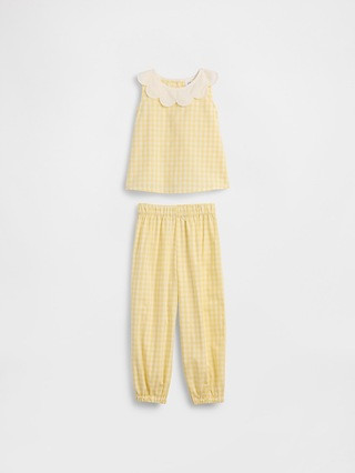 babyGap Poplin Two-Piece Outfit Set | Gap Factory