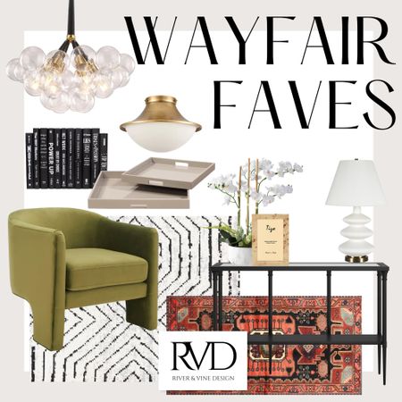 We love a good look-for-less, especially when it comes to trending pieces. Wayfair is our go-to for chic, affordable options that are guaranteed to make a fabulous first impression. Check out our current Wayfair favorites! 
.
#shopltk #shoprvd #shopltkhome #wayfairfavorites #oushakrug #contemporaryfurniture #chandelier #tablelamp #consoletable #contemporaryrug

#LTKstyletip #LTKhome #LTKunder100