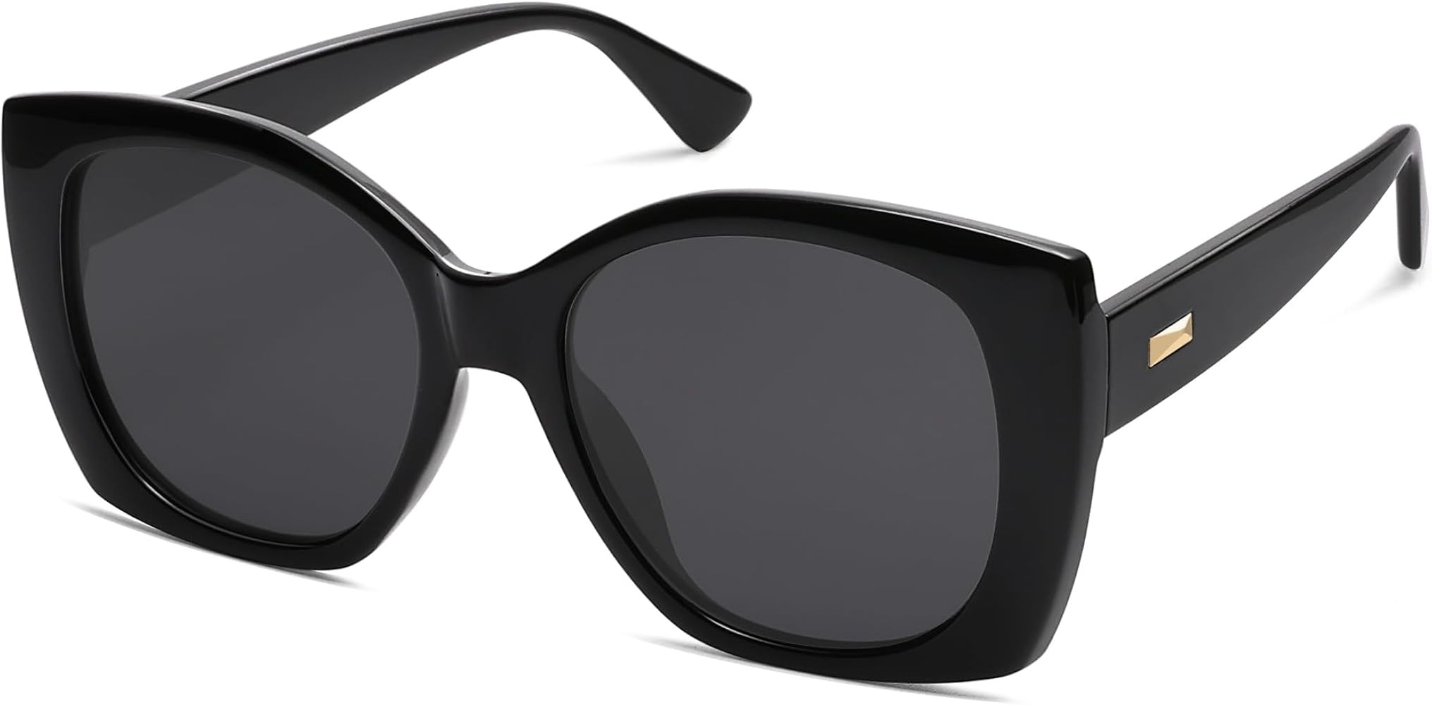 SOJOS Trendy Polarized Round Oversized Sunglasses Womens Square Women Sun Glasses SJ2340 | Amazon (US)