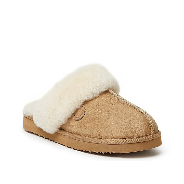 Fireside by Dearfoams Sydney Scuff Slipper | Women's | Sand | Size 10 | Slippers | DSW