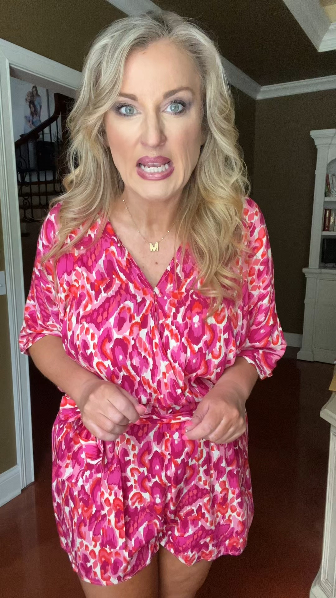 Rompers make dressing easy.  Grab and go.  This one comes in lots of colors.  I’m wearing the fyschia in a large.  It’s v-neck with one snap button closure, elastic waist with detachable tie.  Perfect beach outfit.

#LTKootd #LTKOver40 #LTKMidsize