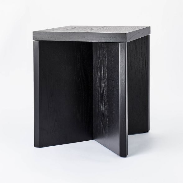 Square Wooden Accent Table Black - Threshold™ designed with Studio McGee | Target