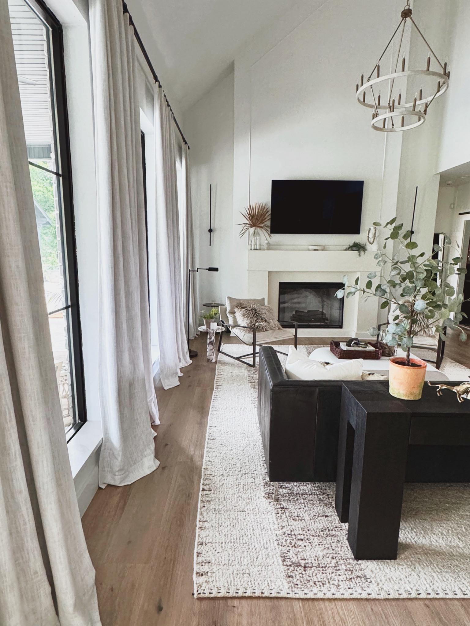 Living room wall color is Pure White #LTKSummerSales 

#LTKHome #LTKStyleTip