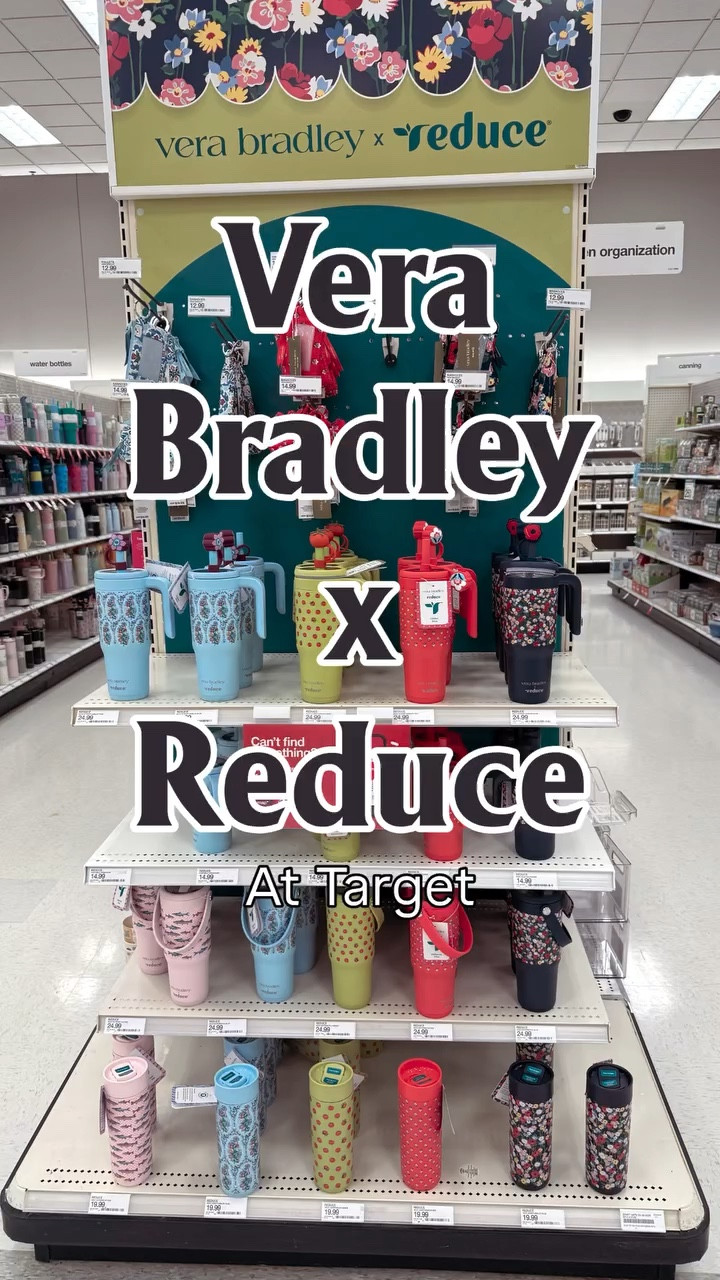 Colorful, cute, and made for life on the go 💖✨

The Vera Bradley x Reduce collab at Target is too good 😍 From tumblers in multiple sizes to matching accessories, this collection is packed with fun prints and practical finds you’ll actually use every day. Perfect for errands, travel, workouts, and summer adventures ☀️💧



#TargetFinds #VeraBradley #ReduceHydration #TargetStyle #AffordableFinds

#LTKMothersDay #LTKSeasonal #LTKmomlife