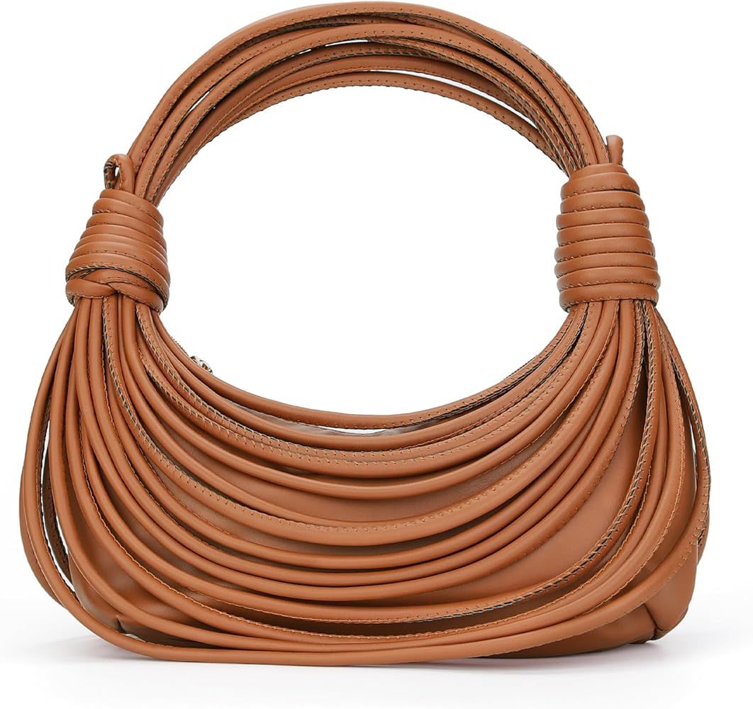JBB Women Shoulder Bags Clutch Purse Hobo Satchel Handbag Mini Cute Tote with Zipper Evening Leather | Amazon (US)