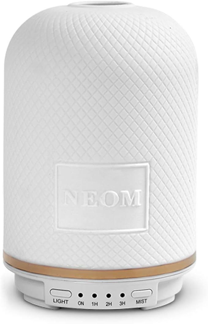 NEOM – Wellbeing Pod | Premium Ultrasonic Essential Oil Diffuser | Ceramic Cover, LED Light & T... | Amazon (US)