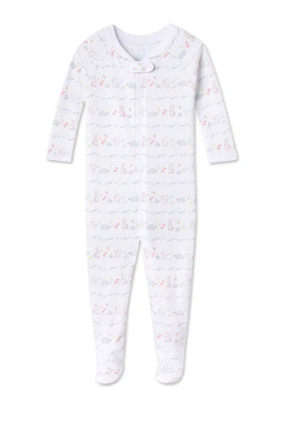 Baby Sleeper in Garden Bunnies | Lake Pajamas