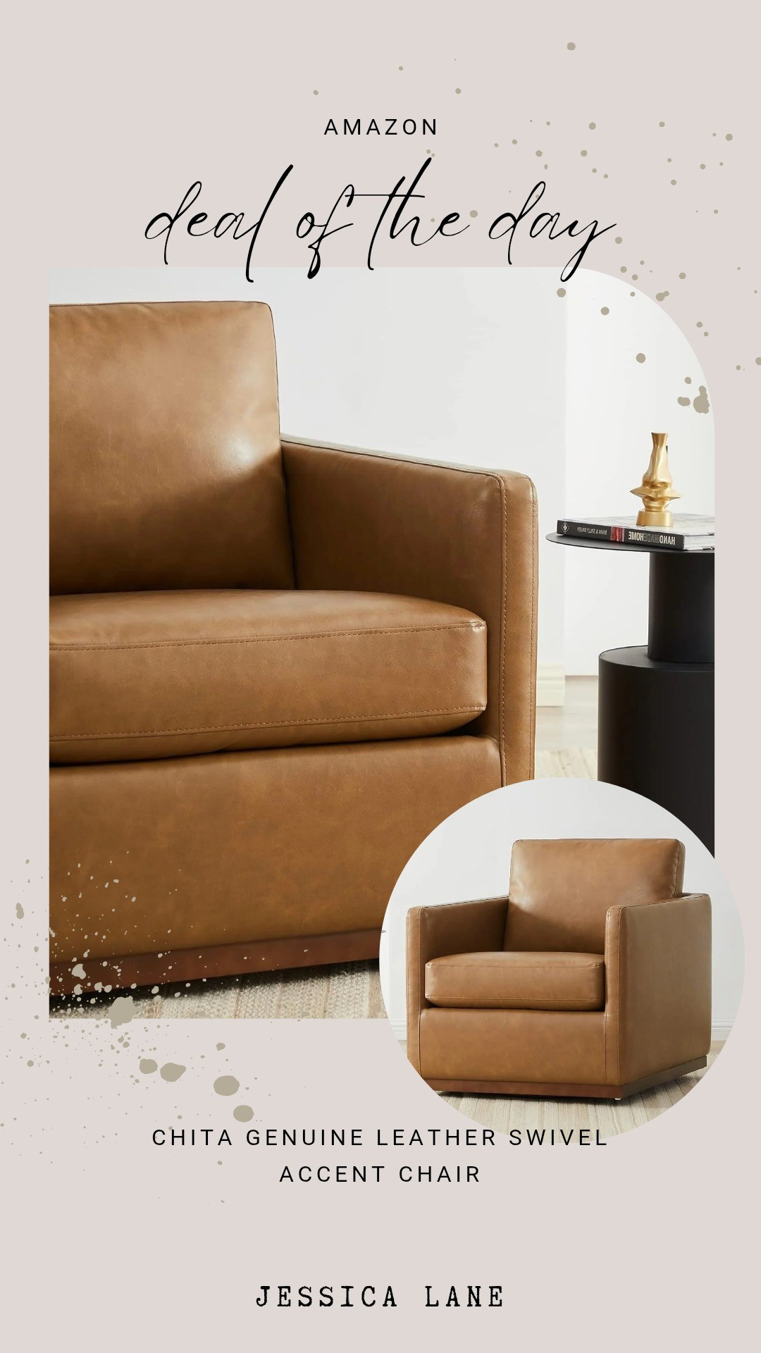 This leather swivel accent chair combines modern functionality with a classic aesthetic for ultimate comfort. It serves as a sophisticated focal point for any contemporary living space.#amazonhome #leatherchair #interiordesign #homedecor

#LTKHome #LTKSaleAlert