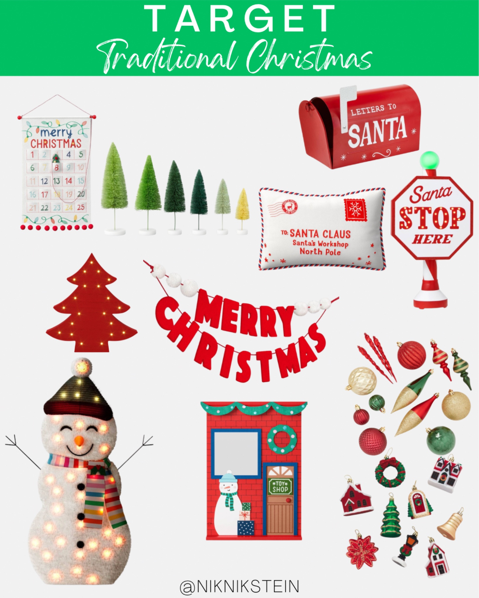 Target Christmas is so cute this year! Traditional Christmas 🎄 #christmasdecor #christmas #targetchristmas 

#LTKhome #LTKHoliday #LTKSeasonal