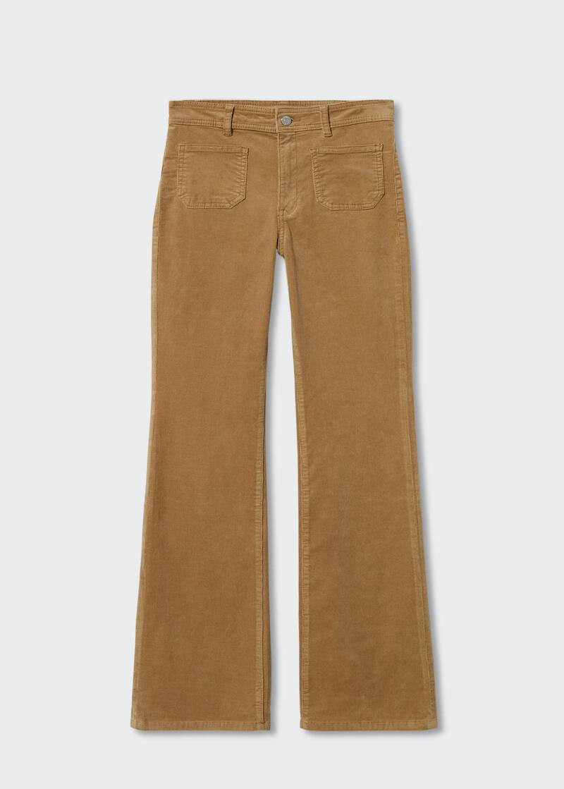 Flared jeans with pocket | MANGO (US)