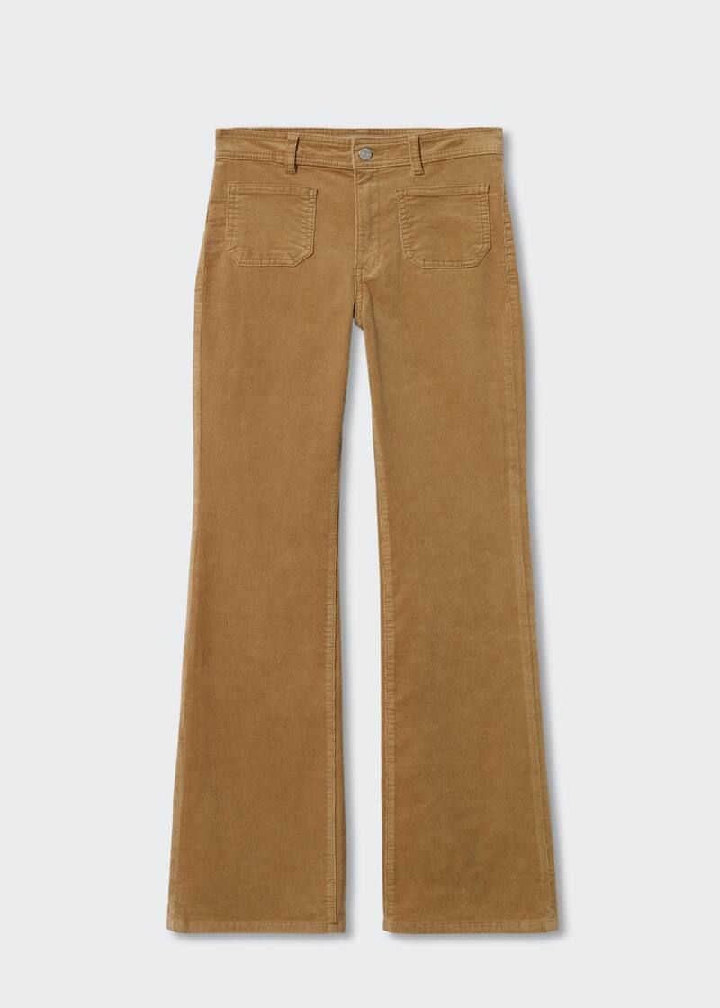 Flared jeans with pocket | MANGO (US)