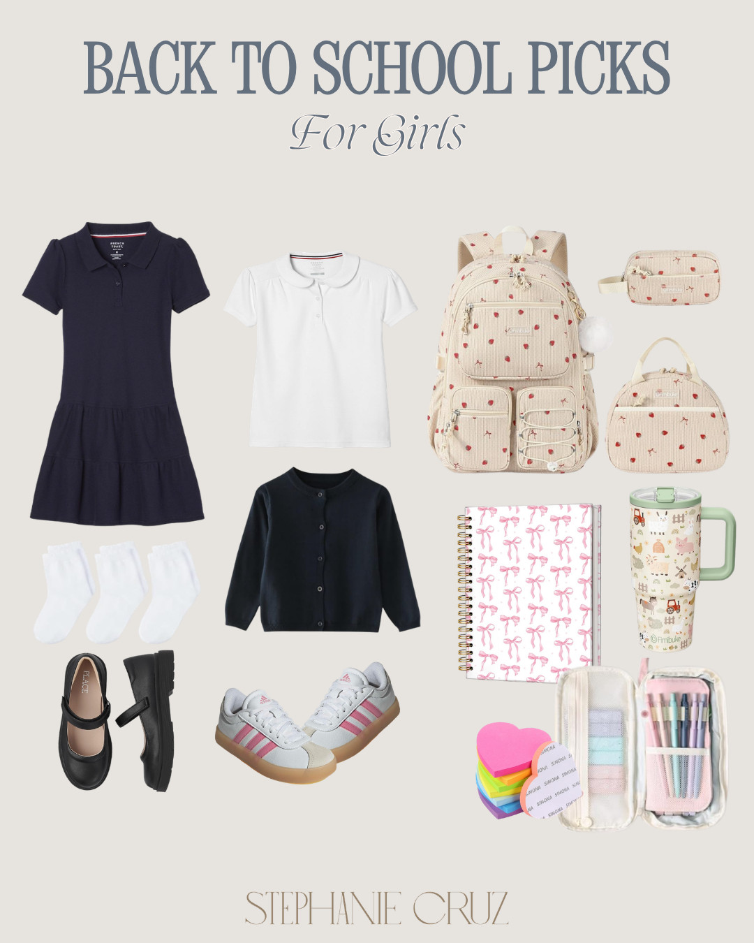 Back to school essentials for girls 🎒📚 

#BackToSchool #BackToSchoolEssentials 

 #LTKKids