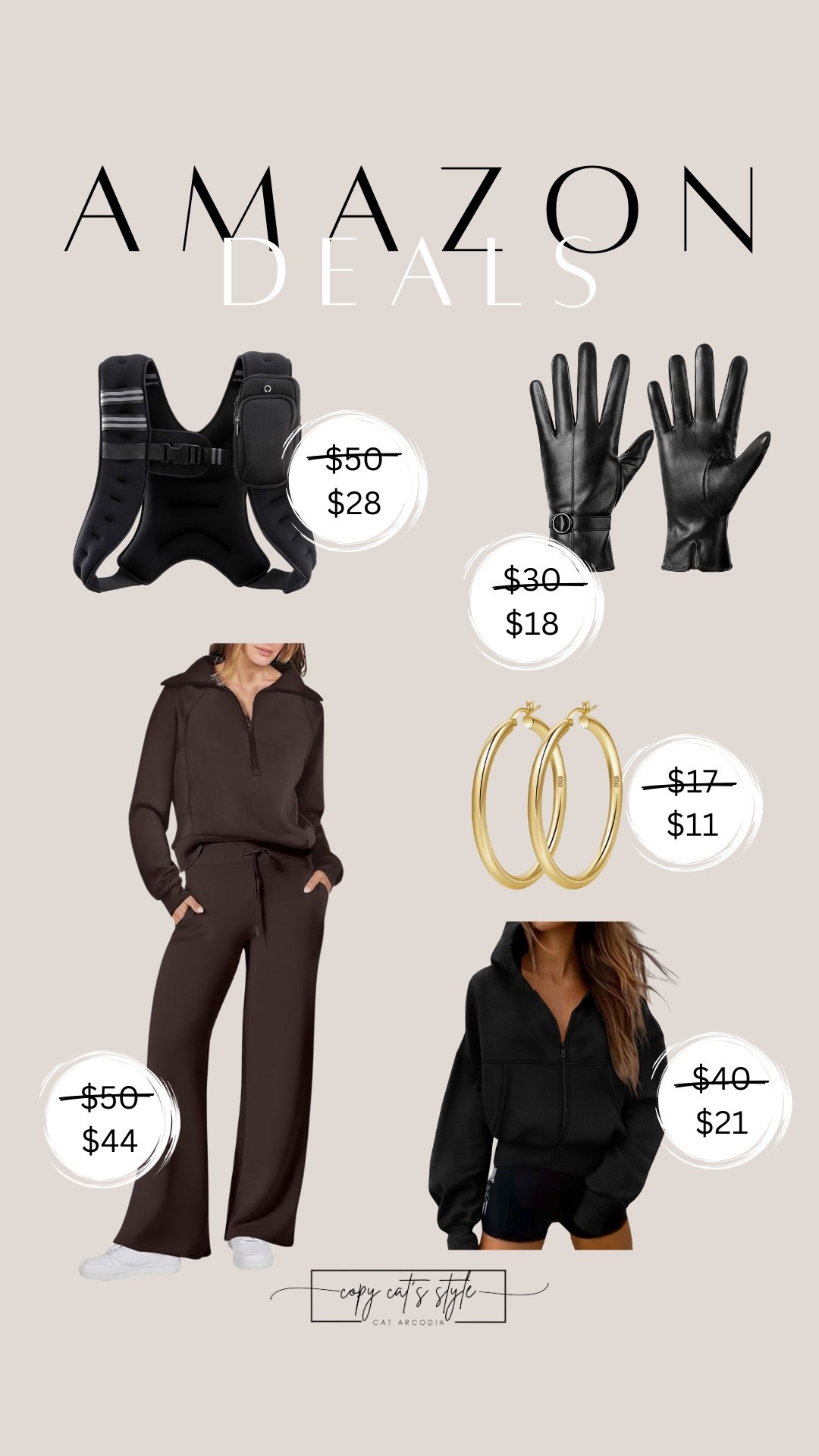 Amazon daily deals on fashion finds. 

#LTKSaleAlert #LTKActive