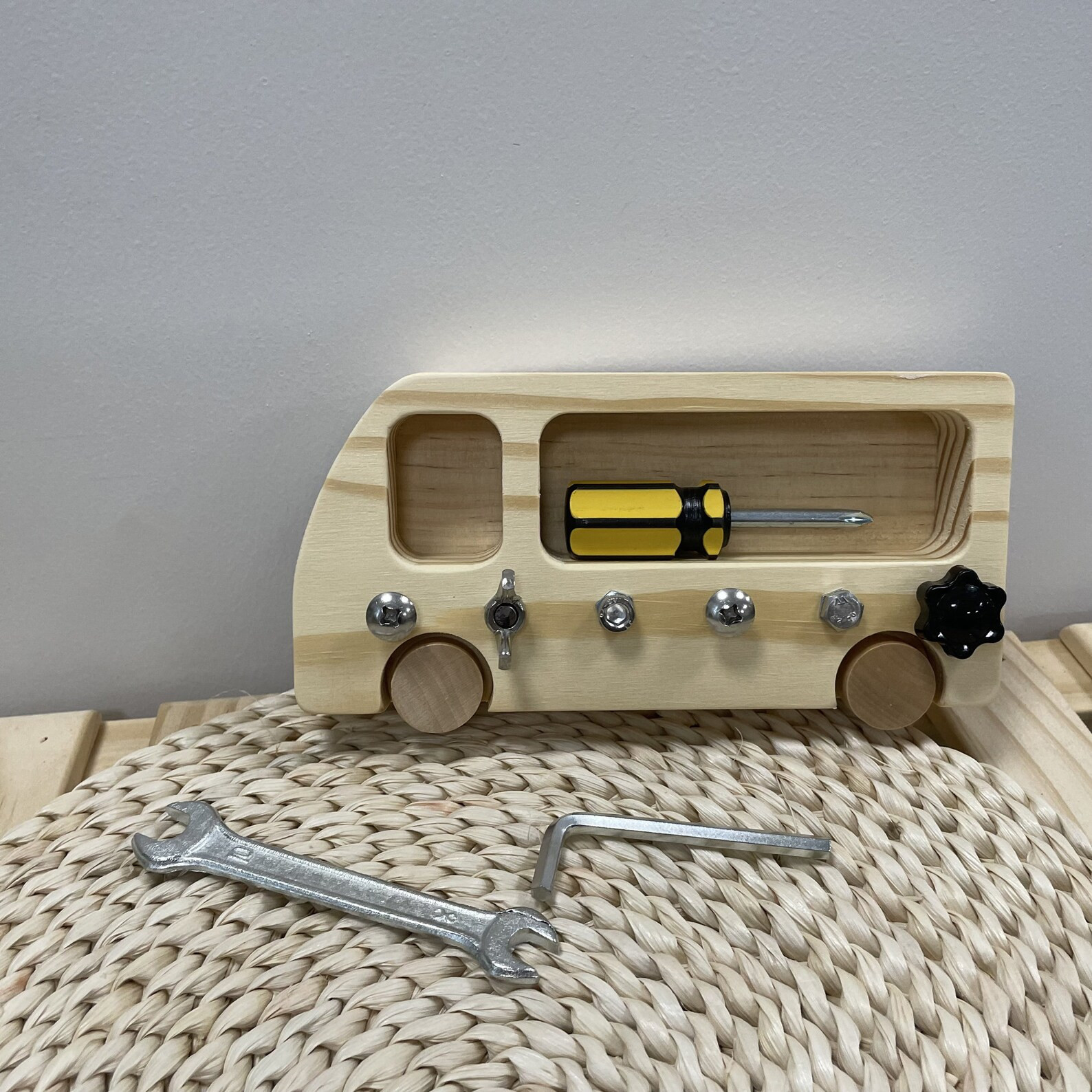 Montessori Screw Driver Board for Kidsbusy Bus Basic Skills | Etsy | Etsy (US)