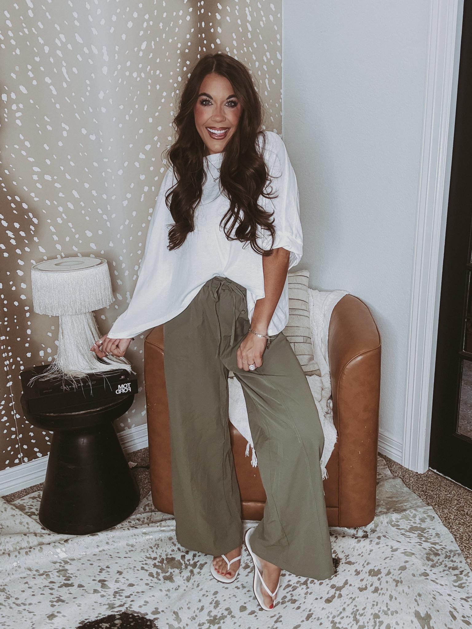 Perfect summer outfit with these oversized tees (S) and wide leg pants (S). Stay stylish and comfy! #ootd


#LTKSaleAlert #LTKPetite #LTKootd