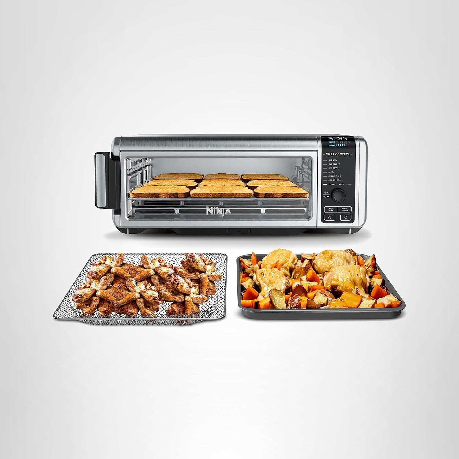 Ninja Digital Air Fryer & Toaster Oven | 8-in-1 Functionality | Flip-Up Design | XL Capacity | Ai... | Amazon (US)