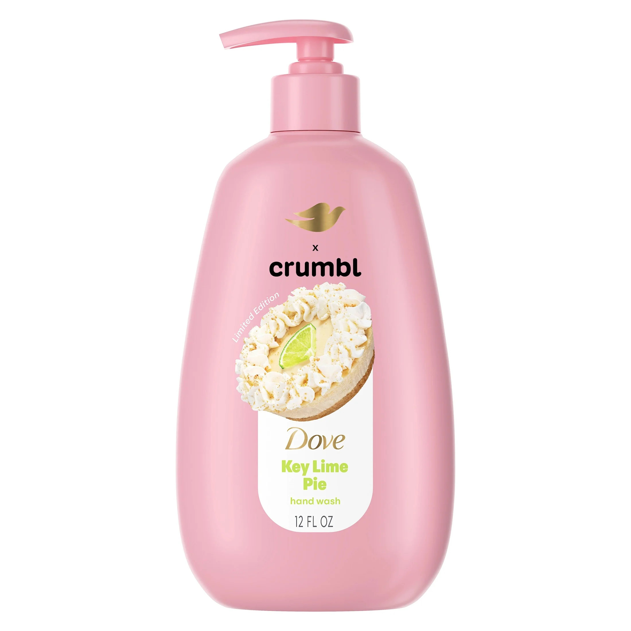 Dove Crumbl Limited Edition Liquid Hand Soap Key Lime Pie Cleanses & Nourishes Hands, 12 fl oz | Walmart (US)