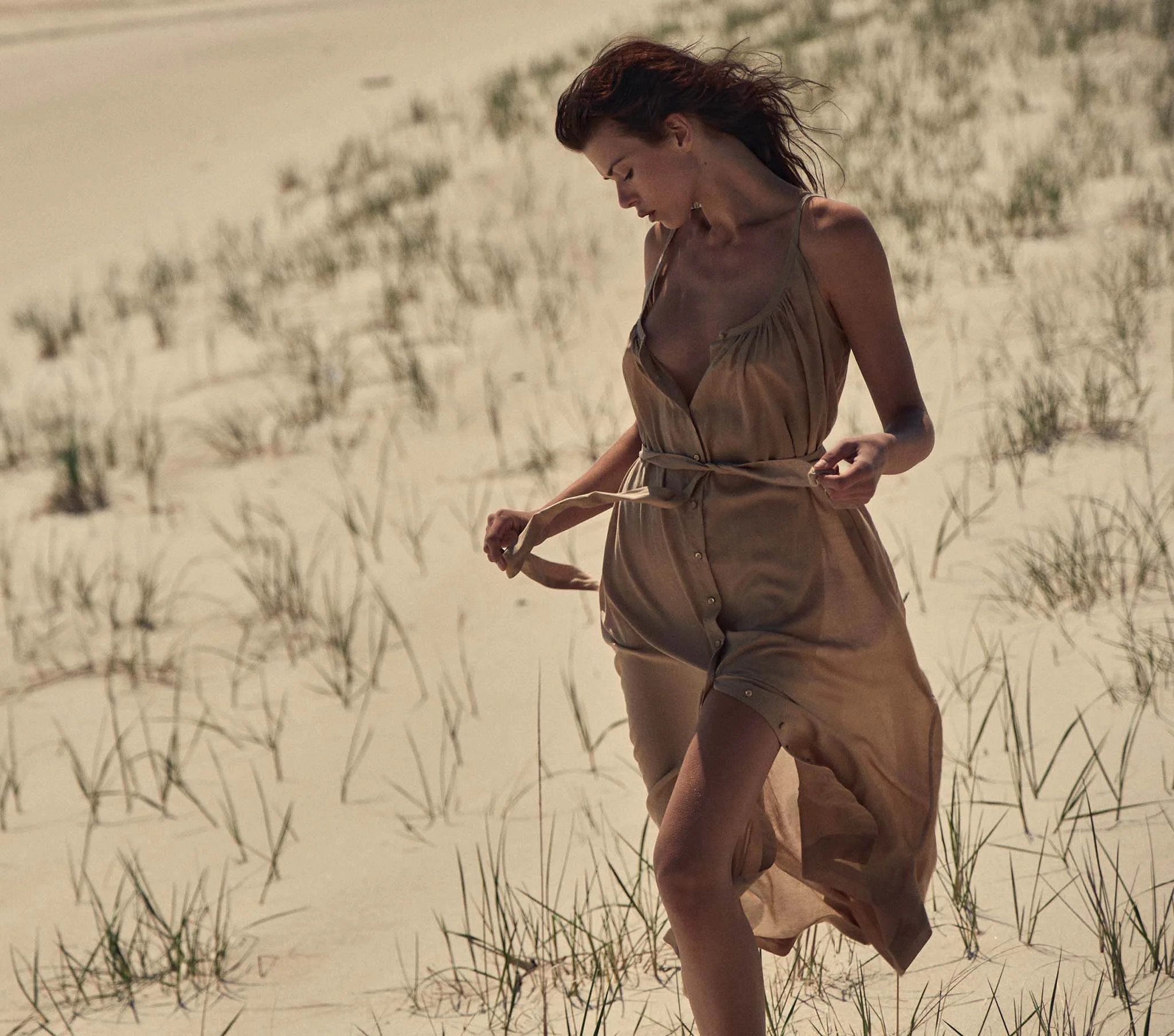 Nevita Dress - Driftwood | DÔEN | DOEN